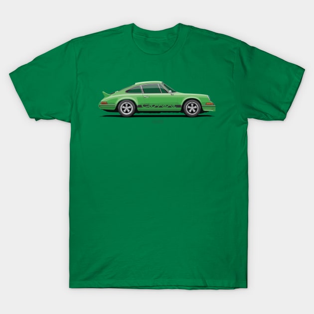 911 Carrera RS (901) Green T-Shirt by ARVwerks